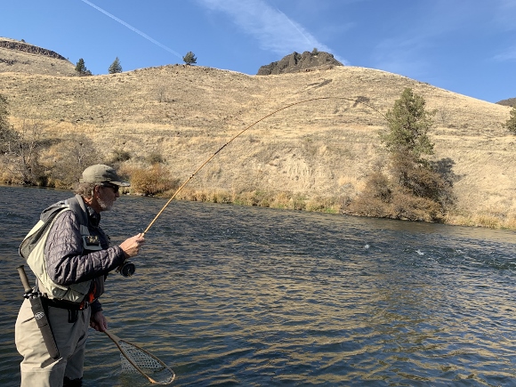 My Bamboo EuroNymphing Rod on the Lower Deschutes River